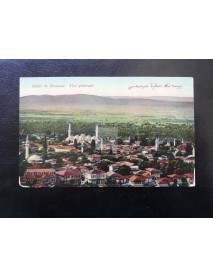 BURSA GENEL GÖRÜNÜM OSMANLI KARTPOSTAL