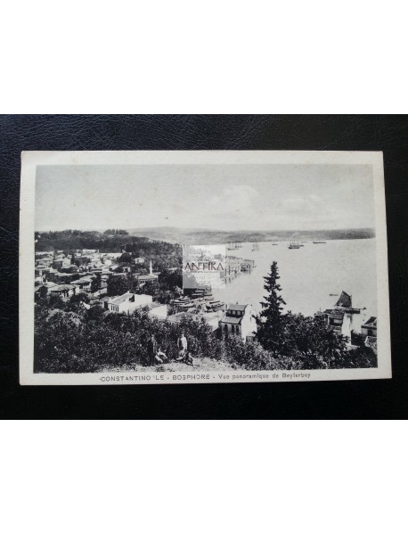 İSTANBUL BEYLERBEYİ OSMANLI TAŞ BASKI KARTPOSTAL