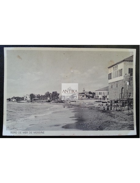 MERSİN DENİZ KENARI KARTPOSTAL (SAMİ ZADE İZZET)