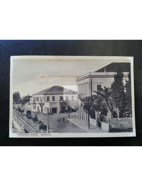 MERSİN KRİZMAN KONAĞI (ATATÜRK EVİ) KARTPOSTAL (SAMİ ZADE İZZET)
