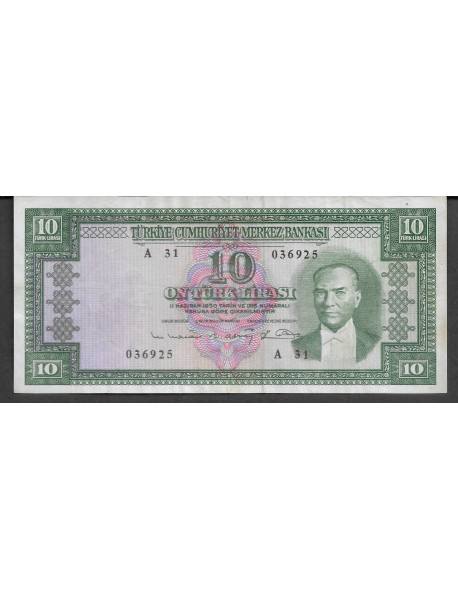 5.EMİSYON 6.TERTİP 10 TÜRK LİRASI