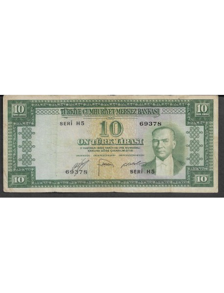 5.EMİSYON 1.TERTİP 10 TÜRK LİRASI