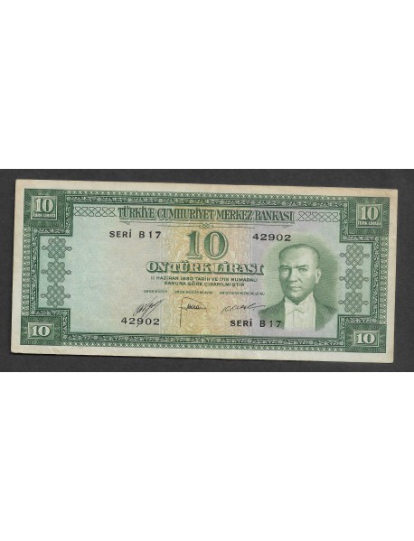 5.EMİSYON 1.TERTİP 10 TÜRK LİRASI