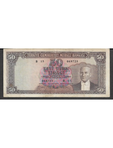 5.EMİSYON 5.TERTİP 50 TÜRK LİRASI 