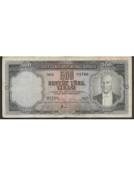 5.EMİSYON 2.TERTİP 500 TÜRK LİRASI