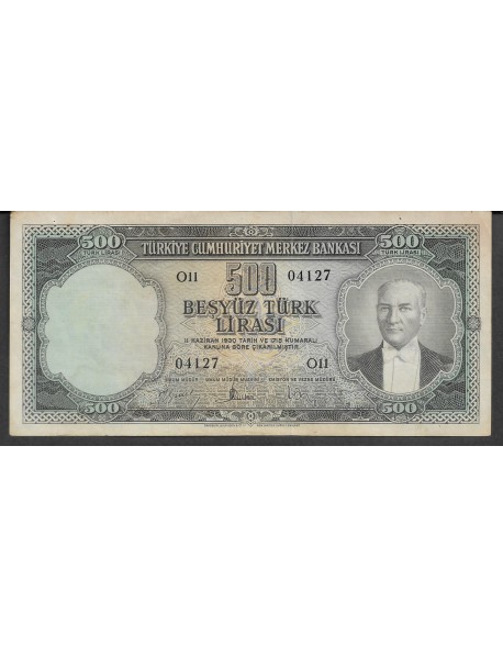 5.EMİSYON 2.TERTİP 500 TÜRK LİRASI