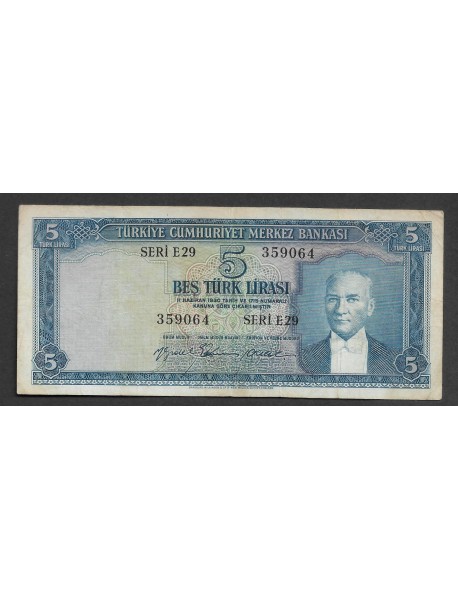 5.EMİSYON 2.TERTİP 5 TÜRK LİRASI