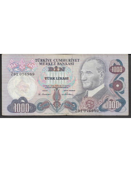 6.EMİSYON 1.TERTİP 1000 TÜRK LİRASI