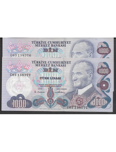 6.EMİSYON 1.TERTİP 1000 TÜRK LİRASI SERİ TAKİPLİ