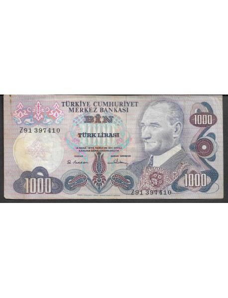 6.EMİSYON 1.TERTİP 1000 TÜRK LİRASI