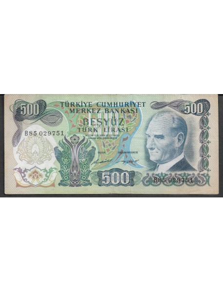 6.EMİSYON 1.TERTİP 500 TÜRK LİRASI