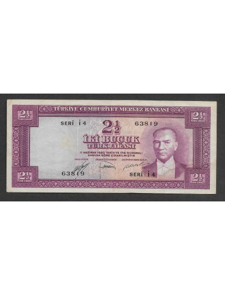 5.EMİSYON 1.TERTİP 2,5 TÜRK LİRASI