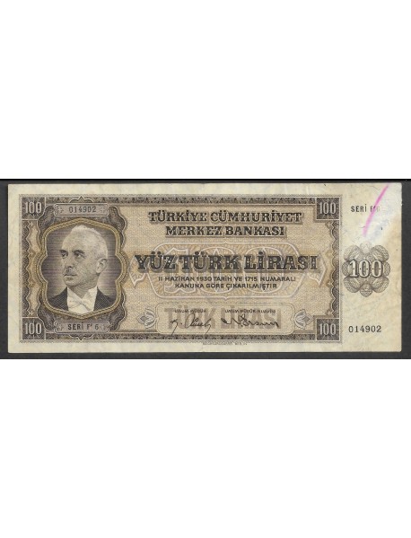 3.EMİSYON 100 TÜRK LİRASI (ÜZÜM 100 LİRA)