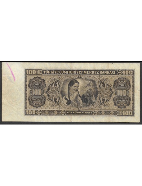 3.EMİSYON 100 TÜRK LİRASI (ÜZÜM 100 LİRA)