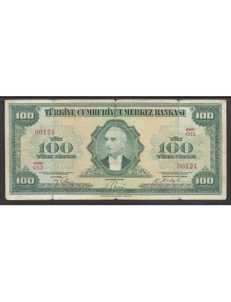 4.EMİSYON 100 TÜRK LİRASI (HİSAR 100 LİRA)