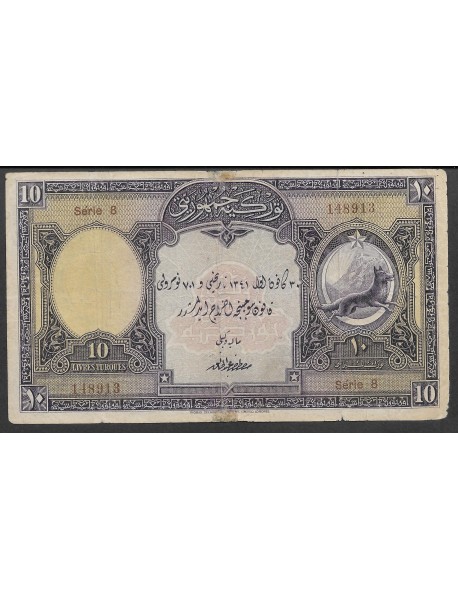 1.EMİSYON 10 TÜRK LİRASI (KURTLU 10 LİRA)