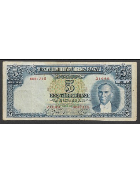 2.EMİSYON 5 TÜRK LİRASI 