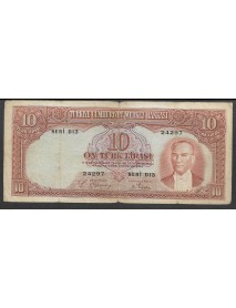 2.EMİSYON 10 TÜRK LİRASI (BARBUN 10 LİRA)