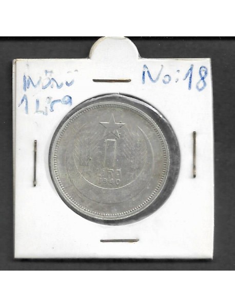 GÜMÜŞ 1 LİRA İNÖNÜ / 1940