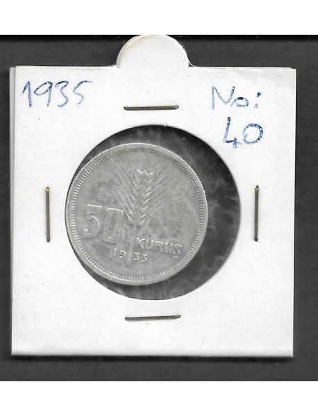 GÜMÜŞ 50 KURUŞ / 1935