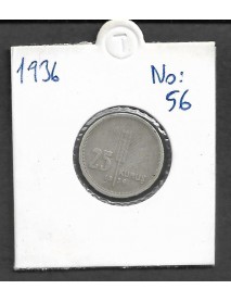 GÜMÜŞ 25 KURUŞ / 1936