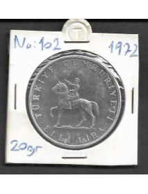 GÜMÜŞ 30 AĞUSTOS ZAFERİNİN 50.YIL DÖNÜMÜ HATIRA PARA / 1972