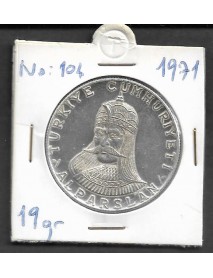 GÜMÜŞ ALPARSLAN HATIRA PARA / 1971