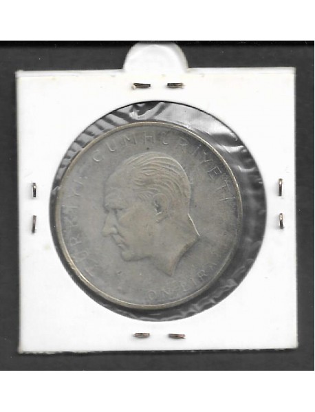 GÜMÜŞ HAKİMİYET MİLLETİNDİR 10 LİRA / 1960