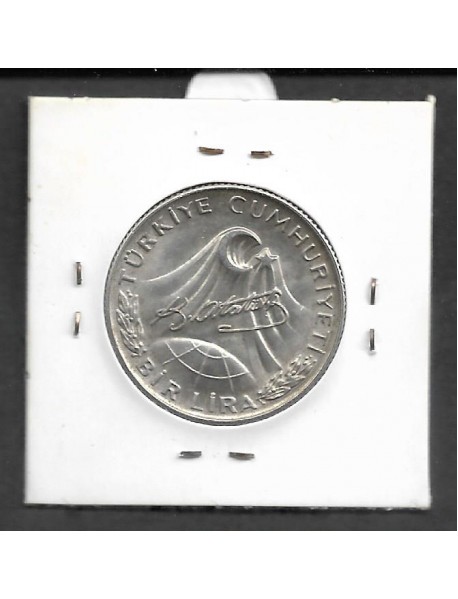 GÜMÜŞ ATATÜRK'ün DOĞUMUNUN 100.YILI HATIRA PARA / 1981