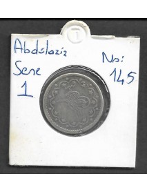 SULTAN ABDÜLAZİZ GÜMÜŞ 5 KURUŞ / 1277