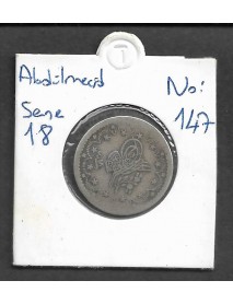 SULTAN ABDÜLMECİD GÜMÜŞ 5 KURUŞ / 1255