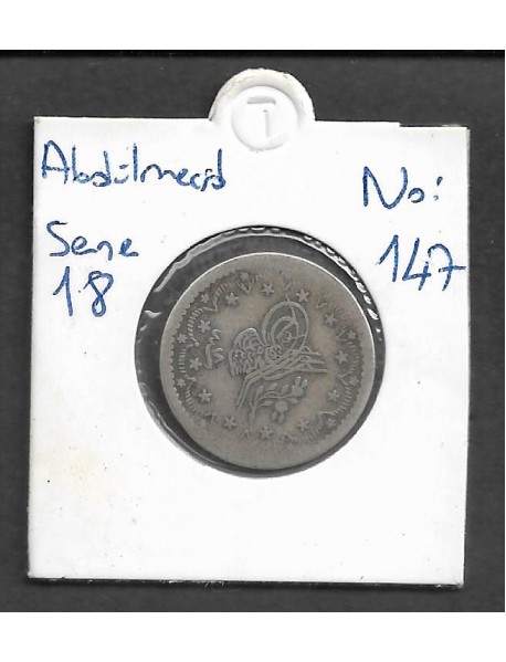 SULTAN ABDÜLMECİD GÜMÜŞ 5 KURUŞ / 1255