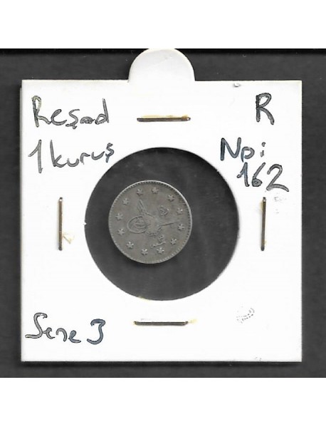 SULTAN REŞAD GÜMÜŞ 1 KURUŞ / 1327