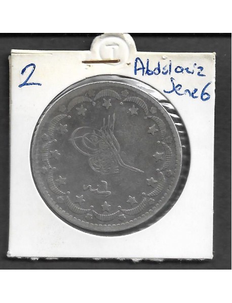 SULTAN ABDÜLAZİZ GÜMÜŞ 20 KURUŞ(MECİDİYE) / 1277