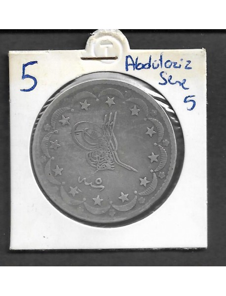 SULTAN ABDÜLAZİZ GÜMÜŞ 20 KURUŞ(MECİDİYE) / 1277