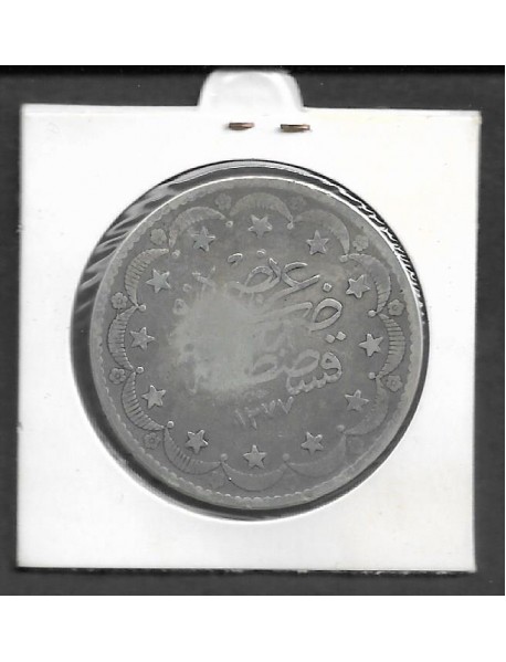 SULTAN ABDÜLAZİZ GÜMÜŞ 20 KURUŞ(MECİDİYE) / 1277