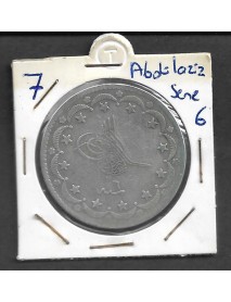 SULTAN ABDÜLAZİZ GÜMÜŞ 20 KURUŞ(MECİDİYE) / 1277