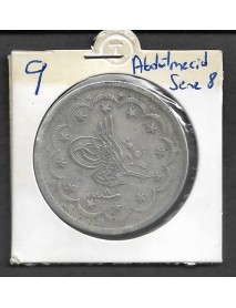 SULTAN ABDÜLMECİD GÜMÜŞ 20 KURUŞ(MECİDİYE) / 1255