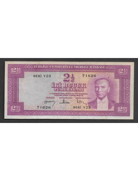 5.EMİSYON 3.TERTİP 2,5 TÜRK LİRASI