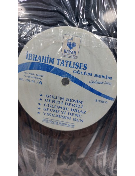 İBRAHİM TATLISES GÜLÜM BENİM / GÜLÜMSE BİRAZ (KAPAKSIZ)