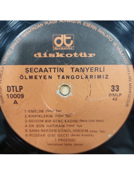 ŞECAATTİN TANYERLİ ÖLMEYEN TANGOLARIMIZ (KAPAKSIZ)